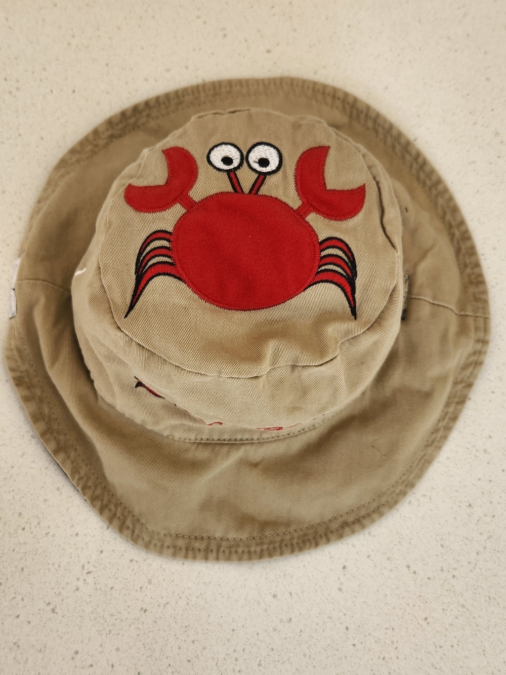 FlapJackKids Reversible Shark & Crab Sun Hat | Kids 3–7Y